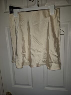 a.new.day Cream Top with Elastic Waistband